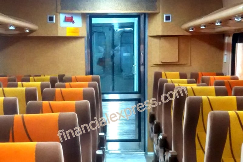 Tejas Express semi-high speed train has been upgraded