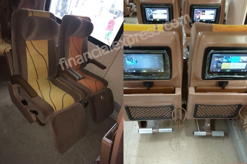Tejas Express semi-high speed train has been upgraded