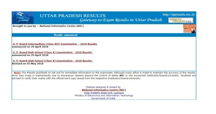 up board result 2018, up board shocker, uttar pradesh board result, UP Board 12th result, UP Board 10th result, Uttar Pradesh Secondary Education Board, Uttar pradesh high school result, uttar pradesh intermediate result, education news
