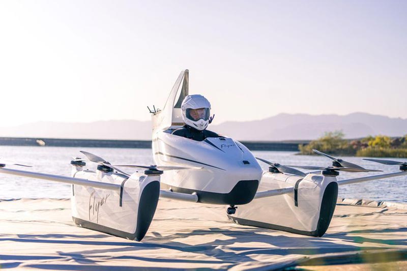 Kitty Hawk's Flyer project is led by Guinness world record holder Todd Reichert, the company says that the team has spent countless hours meticulously designing, building and testing Kitty Hawk’s first personal flying vehicle.