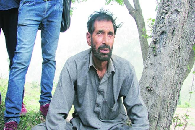 Mohd Haneef in Salani vilage, Poonch. The 55-year-old’s son Aurangzeb was abducted and killed by militants 