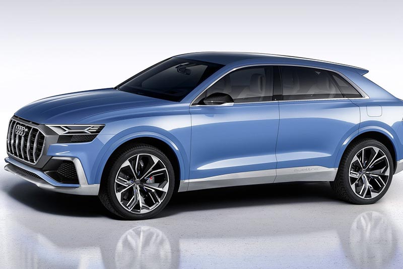 Audi Q8: Audi's flagship SUV Q8 might make its presence felt in India next year. The new Audi Q8 is built on the same platform as the Q7 and the interiors will remind you of the A8 luxury sedan. The Q8 gets features like Bang & Olufsen sound system with 23 speakers, two large screens that show data for air conditioning, nabigation and more. The new Audi Q8 also gets matrix LED headlamps and customers can also choose between three seat types and four types of leather.