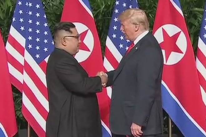 donald trump kim jong un meeting, donald trump kim jong un meeting live, trump kim meeting, trump kim meet live, singapore latest time