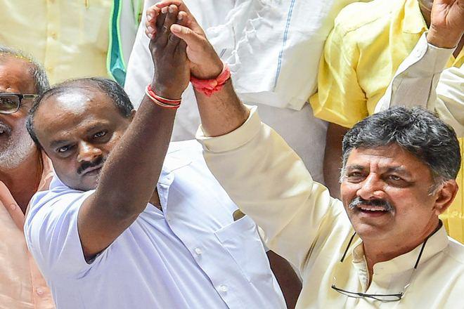 Congress leader D. K. Shivakumar is the richest among the ministers. He has declared Rs. 840.01 crore as his assets. (File photo: PTI)