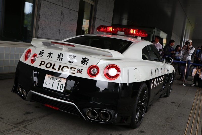 Nissan GT-R is powered by a 3.8L V8 petrol engine with a max power of 565 hp and 567 lb-ft torque. Each Nissan GT-R is handcrafted and built by Takumi experts. The car is also referred to as the Godzilla and addition of this in the police fleet is a big boost.