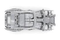  The monocoque chassis of the Land Rover Range Rover Sport has been fabricated out of aluminium making it light for better fuel efficiency 