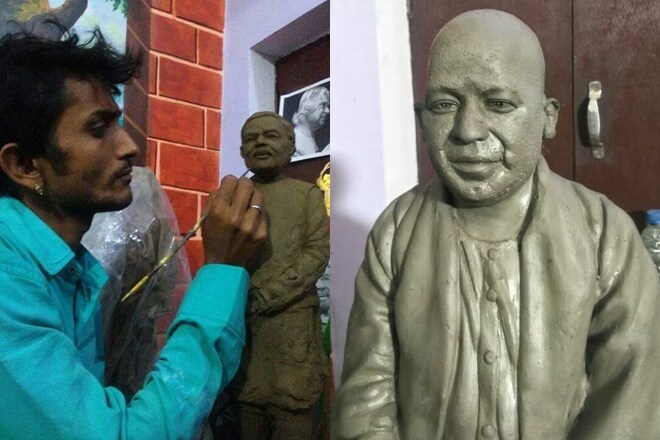 Vinay Sahu, Chitrakoot, Chitrakoot painter, Narendra Modi statue, Bharatiya Janata Party, Adityanath statue