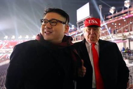 The Hong Kong-based Kim impersonator, who goes by the name Howard X, will take part in an alternative summit on the sidelines of the meeting between the US president and Kim, scheduled for Tuesday. (Reuters) The Hong Kong-based Kim impersonator, who goes by the name Howard X, will take part in an alternative summit on the sidelines of the meeting between the US president and Kim, scheduled for Tuesday. (Reuters)