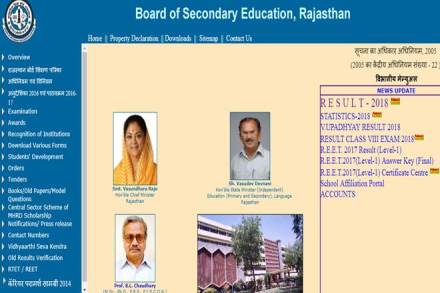 Rajasthan Board 10th result, Rajasthan Board 10th result 2018, RBSE Class 10 result, RBSE, rajeduboard.rajasthan.gov.in, rajresults.nic.in, indiaresults.com, examresults.net