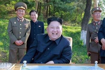 Kim Jong-un said any country which picked up debris would face "ruthless retaliation". (Reuters)