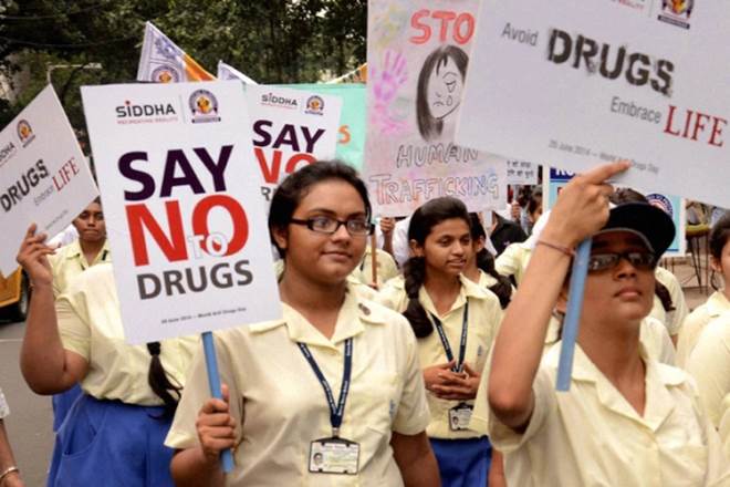 Delhi government, International Day, Drug abuse, illicit trafficking, UN, Schools, exihibition, posters, banners, activities