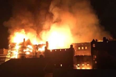 Glasgow, art school, Makintosh building,Campus nightclub,O2 ABC music venue,firefighters ,Charles Rennie Mackintosh