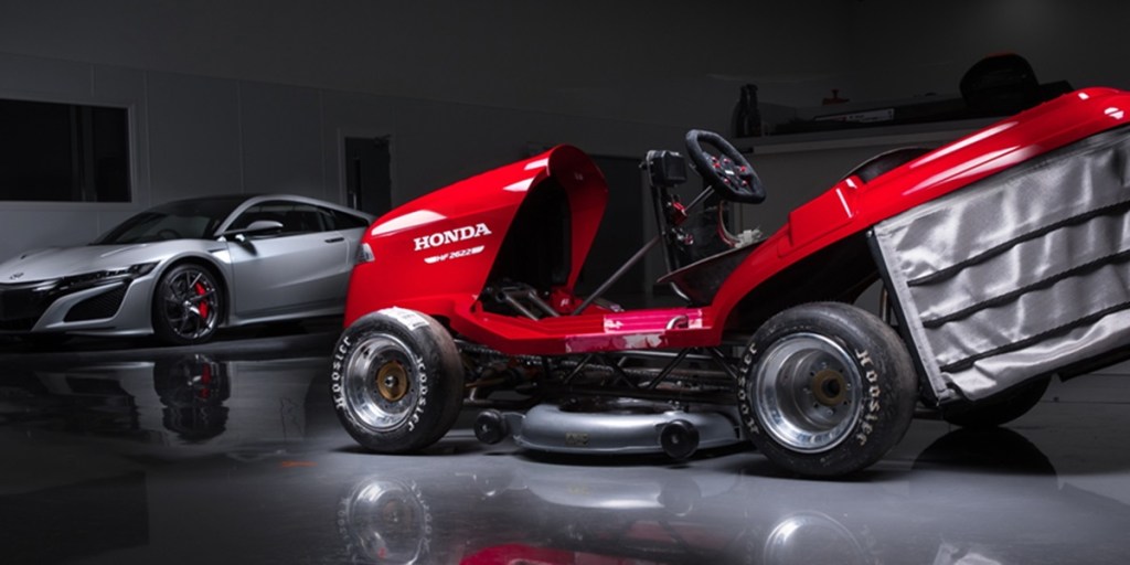 World’s fastest lawn mower with a Honda CBR 1000RR bike engine: Guinness record in the making!