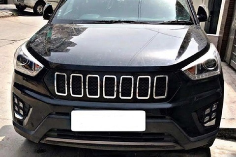 Hyundai Creta modified to look like Jeep Compass in just Rs 4,000!