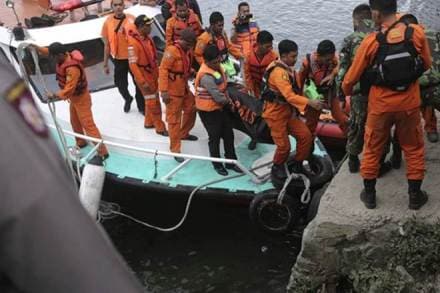 Indonesia's national search and rescue agency said only 18 survivors had been found, all within hours of the tragedy. (Source: AP)