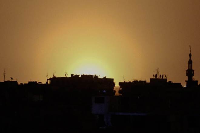 Syrian state media said early Tuesday that two Israeli missiles struck near Damascus International Airport, without adding any details.

In a report in the early hours of Tuesday, Syria's state news agency said "two Israeli missiles came down near Damascus international airport".

The head of monitoring group Syrian Observatory for Human Rights, Rami Abdel Rahman, also told AFP that "the Israeli missiles hit arms depots for Hezbollah near the airport".

He said the air strike took place at 1:00 am local time "without causing huge explosions" even though they hit the weapons stores.

The observatory added that the Syrian air defence "failed to intercept the missiles".

Israel has warned of a growing Iranian military presence in neighbouring Syria, which it sees as a threat to its safety.

Its military has been carrying out strikes on Iranian and Iran-affiliated targets in Syria, with a US official saying it was Israeli forces that carried out a deadly strike against an Iraqi paramilitary base in eastern Syria on June 17.

Israeli seized a large swathe of the Golan Heights from Syria in the 1967 Six-Day War and later annexed it, in a move never recognised by the international community.

The area around Damascus International Airport has seen repeated attacks over several years (AFP)