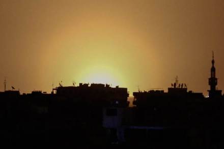 Syrian state media said early Tuesday that two Israeli missiles struck near Damascus International Airport, without adding any details.

In a report in the early hours of Tuesday, Syria's state news agency said "two Israeli missiles came down near Damascus international airport".

The head of monitoring group Syrian Observatory for Human Rights, Rami Abdel Rahman, also told AFP that "the Israeli missiles hit arms depots for Hezbollah near the airport".

He said the air strike took place at 1:00 am local time "without causing huge explosions" even though they hit the weapons stores.

The observatory added that the Syrian air defence "failed to intercept the missiles".

Israel has warned of a growing Iranian military presence in neighbouring Syria, which it sees as a threat to its safety.

Its military has been carrying out strikes on Iranian and Iran-affiliated targets in Syria, with a US official saying it was Israeli forces that carried out a deadly strike against an Iraqi paramilitary base in eastern Syria on June 17.

Israeli seized a large swathe of the Golan Heights from Syria in the 1967 Six-Day War and later annexed it, in a move never recognised by the international community.

The area around Damascus International Airport has seen repeated attacks over several years (AFP)