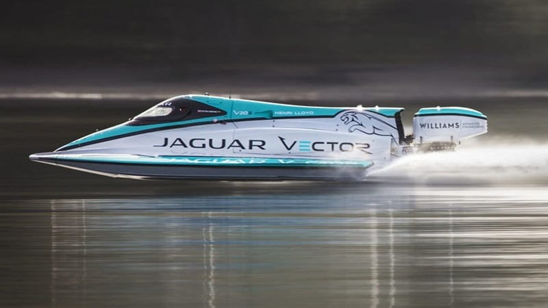 Jaguar Vector V20E, an electric powerboat built by the British car manufacturer using Formula E technology, has broken the decade-old world speed record. The boat was piloted by Jaguar Vector co-founder and technical director Peter Dredge, breaking the previous speed record set in 2008.