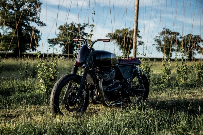 'Interceptor' by Old Empire Motorcycles: The custom house stripped most of the Interceptor 650's original bodywork, getting rid of everything that wasn't completely necessary and hiding the essentials.