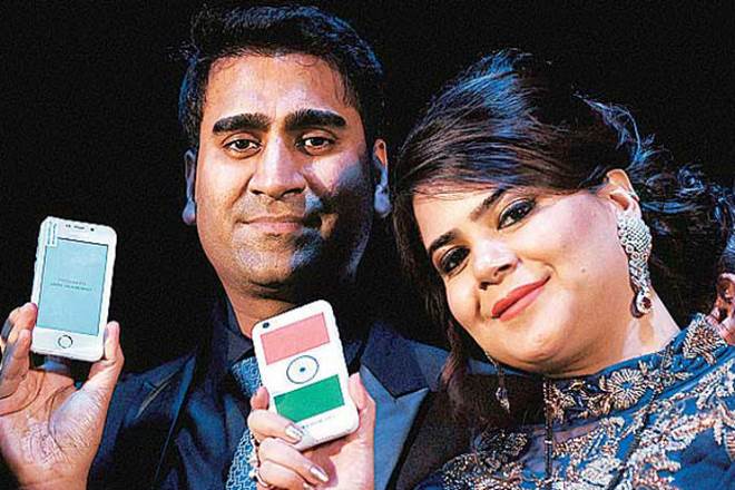 Mohit Goel, founder of Ringing Bells that offered world's cheapest smartphone 'Freedom 251', and others arrested by police in Delhi.