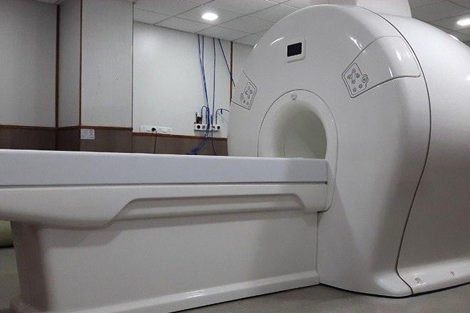 The portable MRI machine (Photo: twitter.com/ tatatrusts) The portable MRI machine (Photo: twitter.com/ tatatrusts)
