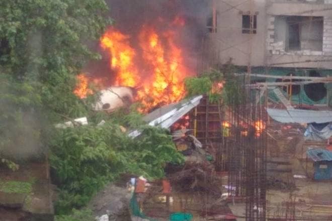 Plane crash in mumbai, mumbai plane crash, up government plane crash, plane crash in ghatkopar, ghatkopar plane crash, mumbai plane crash news, up govt plane news