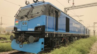 Indian Railways first 12,000 HP electric locomotive undergoing trials