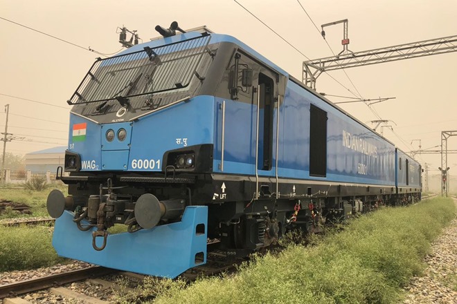 Indian Railways first 12,000 HP electric locomotive undergoing trials Indian Railways first 12,000 HP electric locomotive undergoing trials