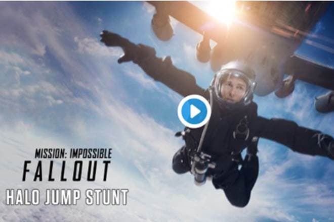 Tom Cruise, Mission Impossible, tom cruise HALO jump video, Mission Impossible-Fallout, news on tom cruise, hollywood