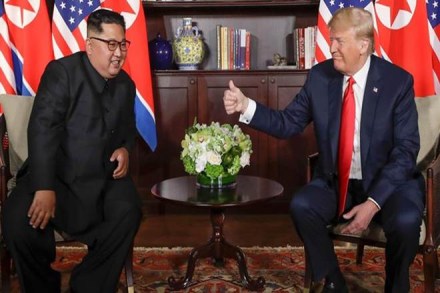 US President Donald Trump said on Wednesday that now there is no threat of nuclear attack from North Korea. (IE)