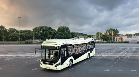 Volvo’s latest creation: A 12-metre electric bus without a driver