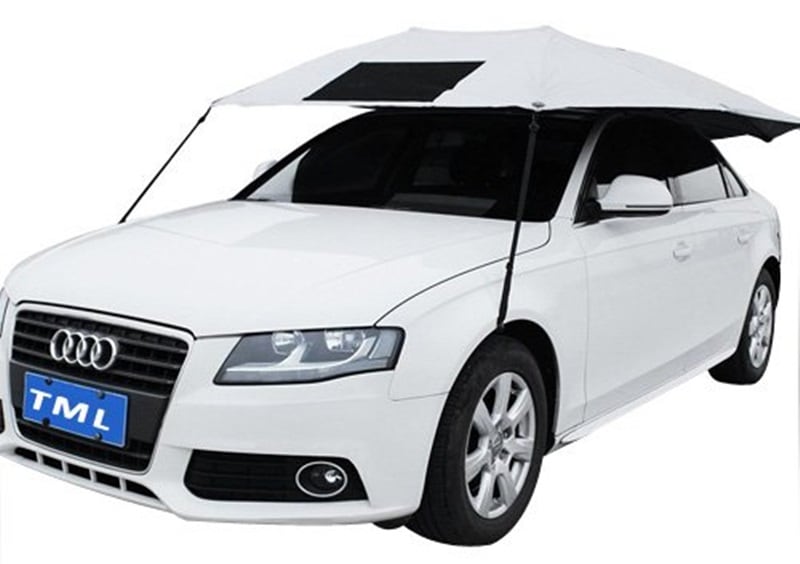 Car umbrella: Have you ever come across umbrellas from a big fashion brand that claim to 'protect your skin from the sun' and for that you need to pay a stupendous amount of money? This something like that, but for cars. What happened to car covers? And these things aren't cheap. They'll cost from Rs 7000-33,000 and there may be those that are more expensive. (Image: Amazon)