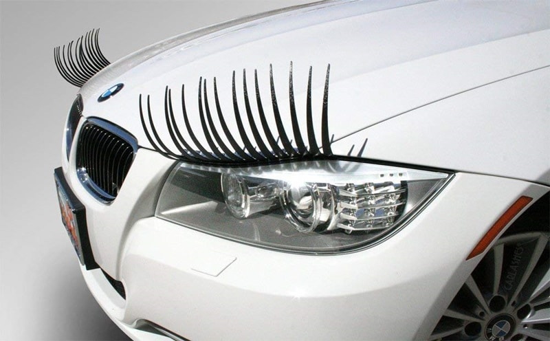 Carlashes: If only there was a method of indicating a massive face palm through words (well, we just did anyways). Priced at Rs 300-450, these 'eyelashes' can be pasted over the headlamps of your car. How incredibly pointless but ridiculously cute in your five-year-old daughter's head. There is no other reason why anyone would get these. (Image: Amazon)
