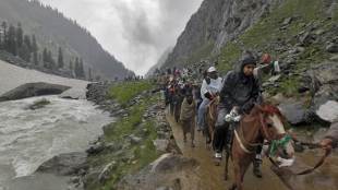 Amarnath Yatra, Amarnath Yatra suspended, bad weather, Jammu and Kashmir, Bhagwati Nagar Yatri Niwas, jammu,Baltal, pahalgam