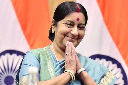 Minister of external affairs Sushma Swaraj (Image: PTI)