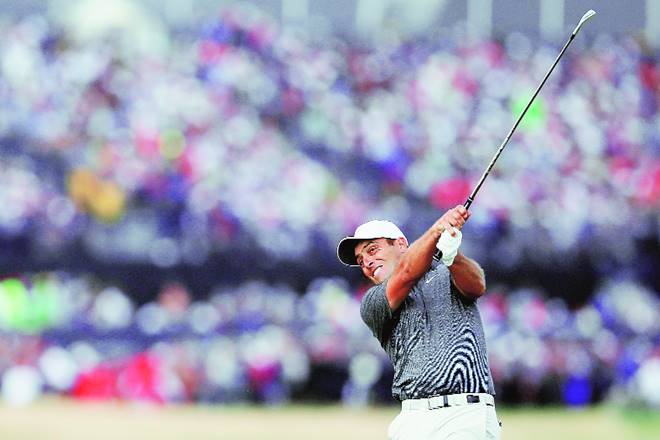 Italy's Francesco Molinari in action during the final round of the Open Championship in Carnoustie, Britain, recently (Image: REUTERS)