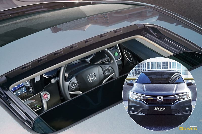 Honda City: Honda's popular sedan was the first in the segment to feature a sunroof on the top grade trims. The executive sedan is known for its comfort and powerful engine and has been a successful model for the company. In 2017, Honda Cars India launched the facelift on the City that features new headlamp cluster with DRLs, Digipad 2.0 that supports navigation and top petrol variants also gets the option of a CVT gearbox with paddle shifts.
