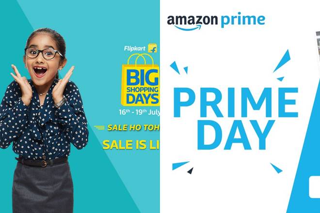 flipkart, amazon, flipkart vs amazon, flipkart sale, amazon sale, flipkart amazon sale, oneplus, prime day, prime day sale, wakefit