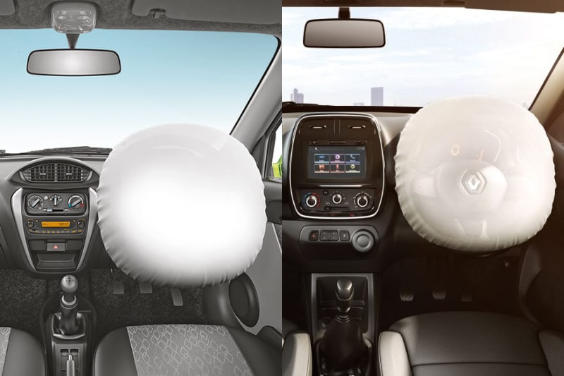 In terms of safety, both the Renault Kwid and the Maruti Suzuki Alto 800 get the single airbag option on the driver's side. Both companies also offer this feature across all variants for an extra cost.
