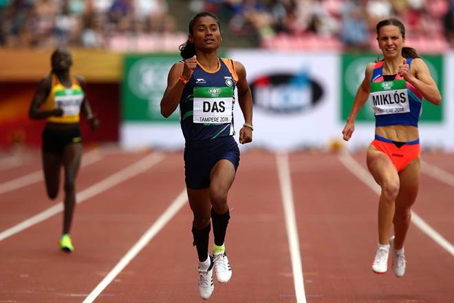 Hima das, World Junior Athletics, Indian woman gold, IAAF World Under-20 Athletics Championships, women's 400m final race, Indian track athlete, sports Hima das, World Junior Athletics, Indian woman gold, IAAF World Under-20 Athletics Championships, women's 400m final race, Indian track athlete, sports