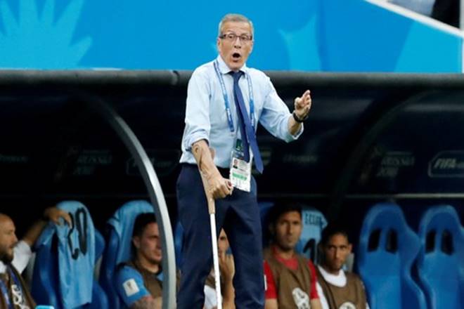 oscar tabarez, oscar tabarez uruguay, uruguay vs france, fifa world cup, oscar tabarez el maestro, el maestro oscar tabarez, fifa world cup 2018, world cup, tabarez, luis suarez, sports news