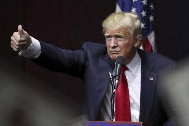 President Donald Trump told reporters at the White House that he was thrilled with what he called an ``amazing'' growth rate and said it wasn't ``a one-time shot.'' (Reuters)