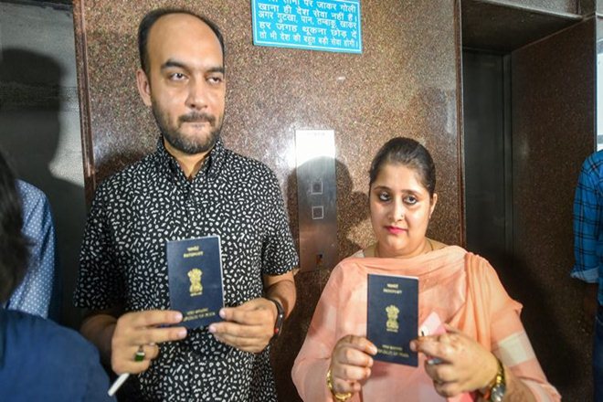 lucknow passport issue, lucknow couple passport issue, tanvi seth, anas siddiqui, sushma swaraj, mea, Vikas Mishra, PSK lucknow, lucknow passport official, Vikas Mishra, Ministry of External Affairs lucknow passport issue, lucknow couple passport issue, tanvi seth, anas siddiqui, sushma swaraj, mea, Vikas Mishra, PSK lucknow, lucknow passport official, Vikas Mishra, Ministry of External Affairs