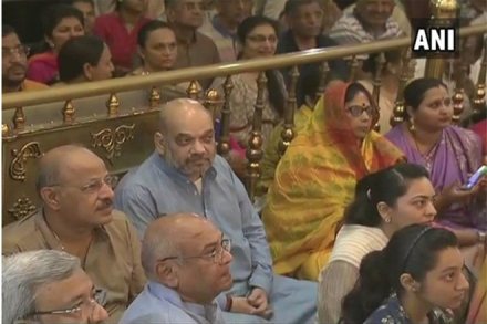 jagannath rath yatra 2018, amit shah, bjp, jagannath temple , ahmedabad, mangal aarti jagannath rath yatra 2018, amit shah, bjp, jagannath temple , ahmedabad, mangal aarti