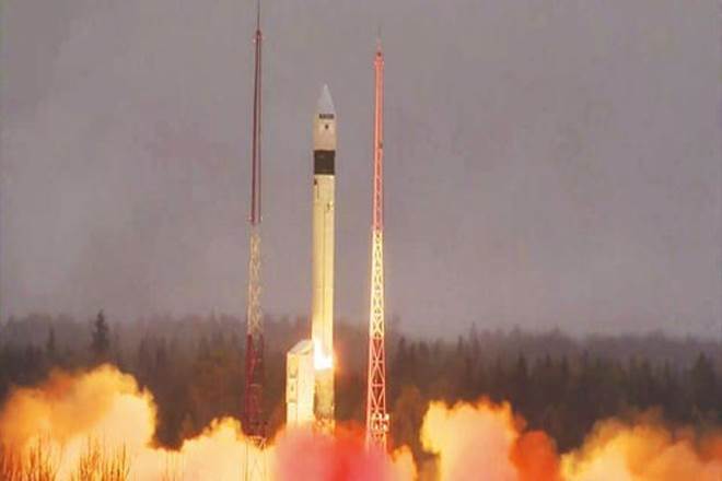 The launch was the 280th mission of the Long March rocket series. (AP)