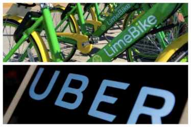 Uber will work with Lime as a strategic partner in the electric scooter space with the companies working to co-brand Lime’s scooters and make the service available on the Uber app. (Reuters).