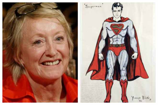 Yvonne Blake, the costume designer behind films including 1978 box-office hit "Superman" and 1973's "Jesus Christ Superstar", has died. She was 78.
 The British-born Spanish designer had suffered a stroke earlier this year, according to The Spanish Film Academy, where she previously served as President. (Reuters)