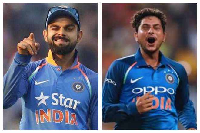 Virat Kohli is ranked 1 while Kuldeep Yadav is 6th in their respective lists. (Reuters)