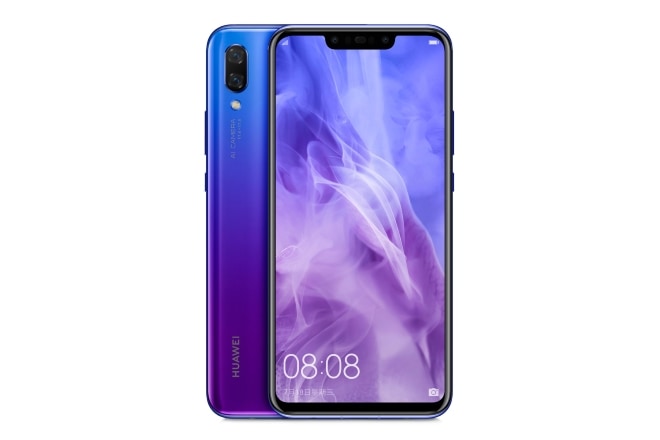 There are four cameras on the Huawei Nova 3 and Nova 3i