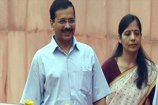 n a rare political response, Delhi Chief Minister Arvind Kejriwal's wife Sunita on Thursday attacked the Bharatiya Janata Party (BJP) for misusing power. (PTI) n a rare political response, Delhi Chief Minister Arvind Kejriwal's wife Sunita on Thursday attacked the Bharatiya Janata Party (BJP) for misusing power. (PTI)